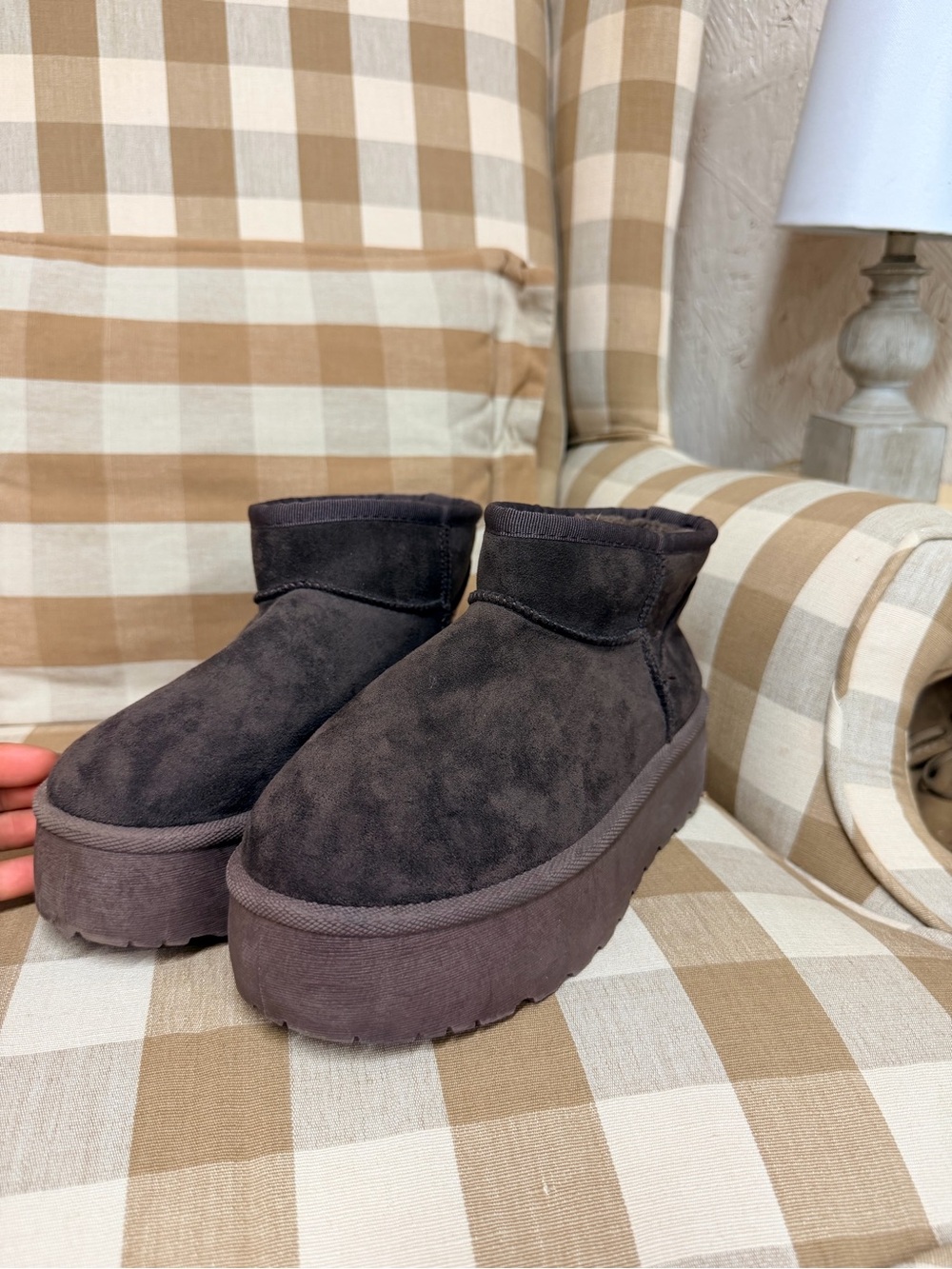 Mudd Women's Dark Brown Platform Ankle Booties